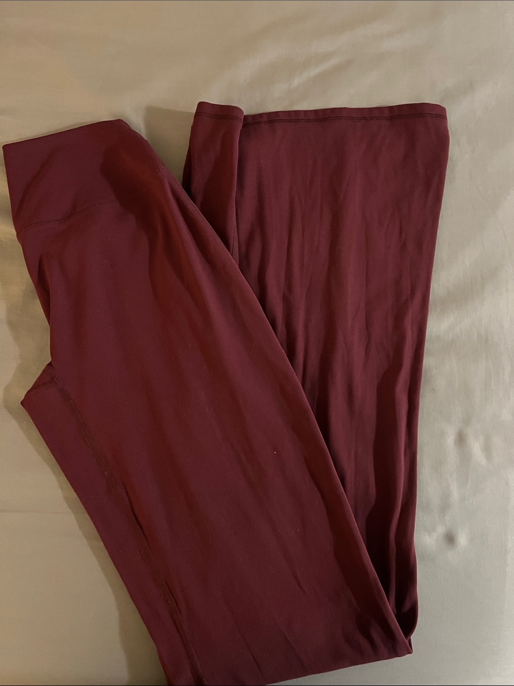Oner Active High-Waist Flare Leggings - Burgundy